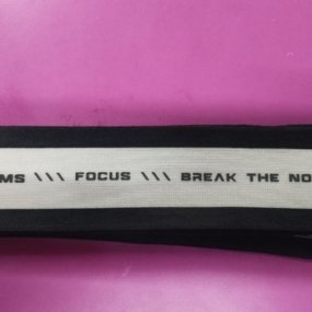 TAPE-COLLAR KNITTIED TAPE WITH HD SILICON PRINTED